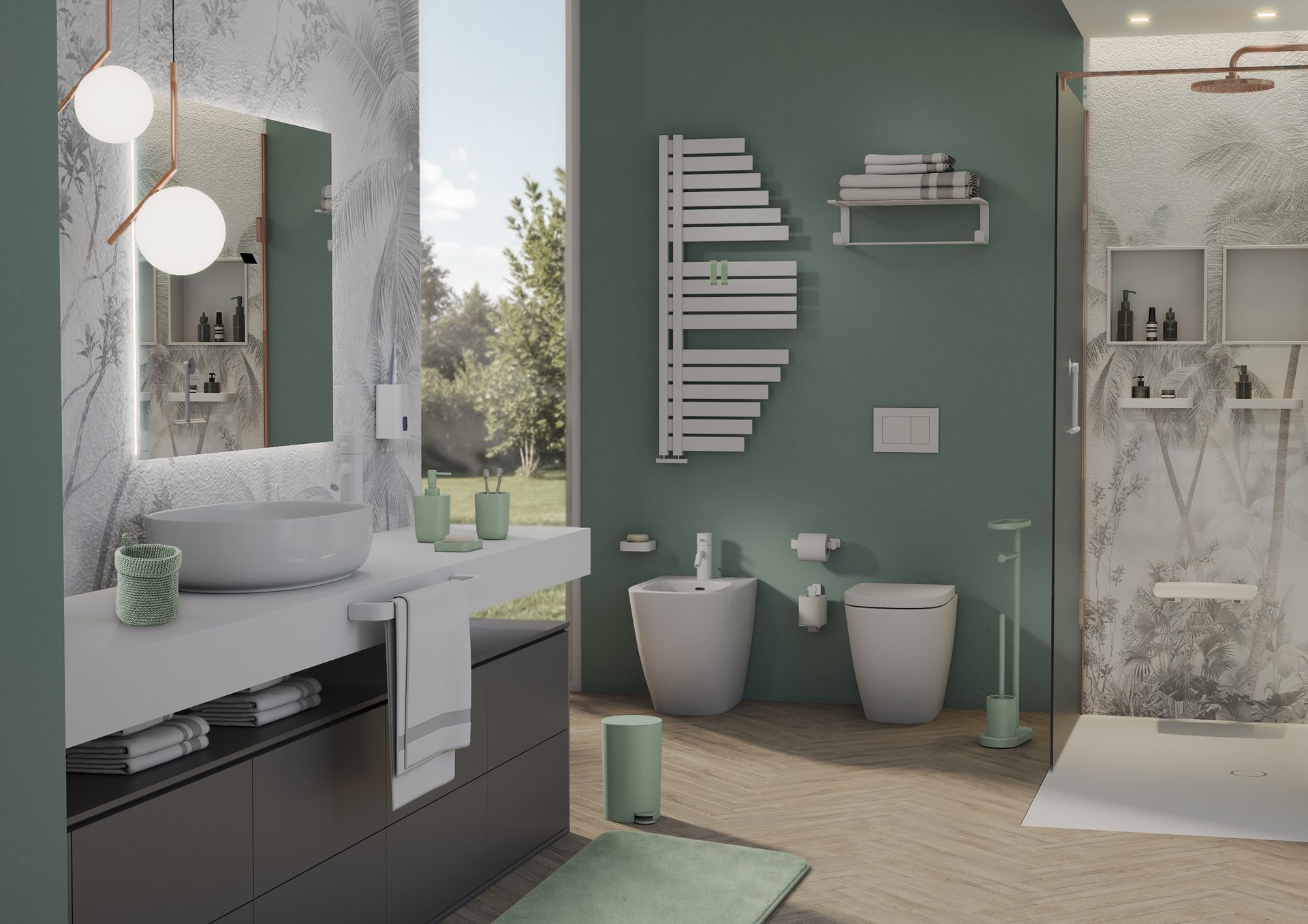 Ambiente baño Blanco Mate — Gedy Ibérica